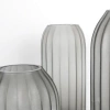 Direct sales and wholesale of Nordic minimalist frosted metal transparent glass vases, creative countertop decorative items for living room model rooms Application Scenario